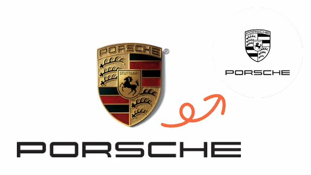 Beispiel: Porsche Logo als Stempel