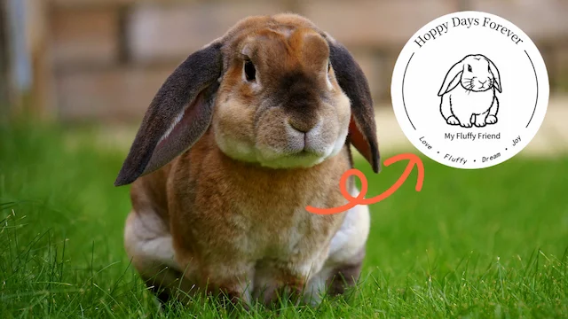 Beispiel: Kaninchenfoto zu Stempel