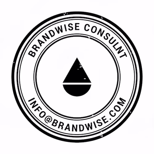 上部に「[BRANDWISE CONSULT]」、下部に「[INFO@BRANDWISE.